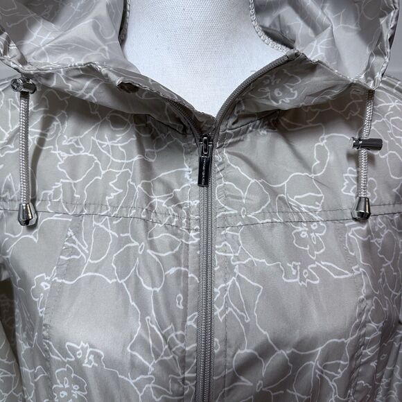 Susan Graver Women’s sz XS Oversized Zip Jacket Coat Windbreaker Packable - Picture 5 of 9